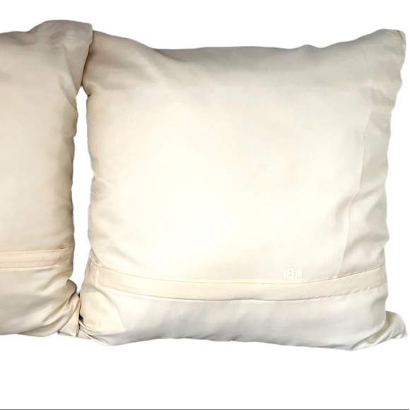 Sequin and Beaded Gold Decorative Pillow Case Set - Picture 6 of 6